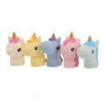 thumbnail image 1 of Juego de marionetas de dedo de unicornio realistas, juguete de pulgar de unicornio de simulación, modelo de Animal de goma para niños, hora del baño y recuerdos de fiesta, 5 uds., 1 of 8