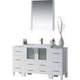 thumbnail image 4 of Sydney 54" w/ Double Side Cabinets (Glossy White), 4 of 6