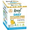 Daily Fiber Orange 100% Natural Psyllium Husk Powder - Sugar Free And Gluten Free - 30 Individual Stickpacks