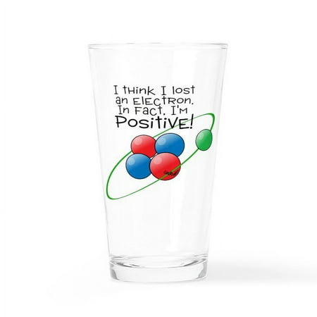 

CafePress - I m Positive - Pint Glass Drinking Glass 16 oz. CafePress