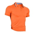 thumbnail image 6 of Men Short Sleeve Polo Shirt Athletic Breathable Classic Fit Quick Dry Performance Collared Top for Summer Sports Casual Wear, 6 of 7