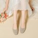 thumbnail image 3 of Zapatos Planos Punto para Mujer Ballet Informales Antideslizantes Transpirables El Y La Oficina (Beige 36), 3 of 9
