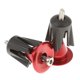 thumbnail image 1 of 1 Par De Puños Del Manillar De La Bicicleta De Aluminio Manillar Tapones Extremos - Rojo Sunnimix none, 1 of 8