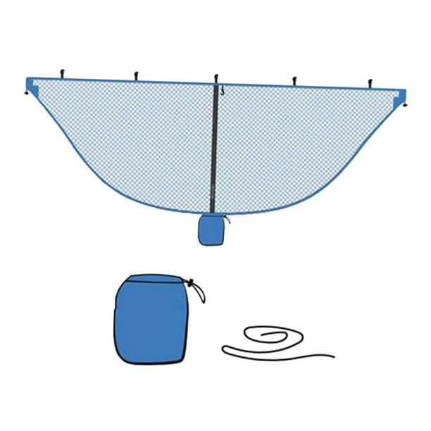 Mosquitera Ligera y Transpirable perfecl con Cuerda Colgante de 6 m y Bolsa de Transporte Azul