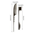 thumbnail image 2 of Pointed Tail Comb Hair Makeup Salon Edge Brush for Wig Adjustment and Eyebrow Styling, 2 of 3