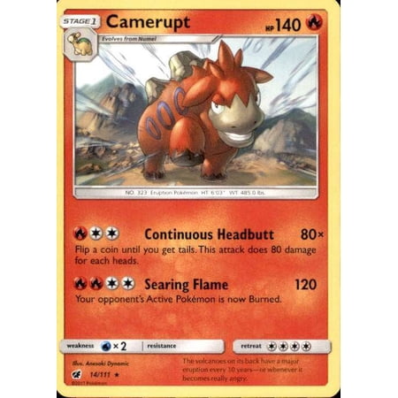 Pokemon Crimson Invasion Rare Camerupt #14