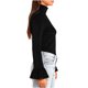 thumbnail image 5 of Karight Womens Velvet Shirts Slim Fit Casual Long Ruffle Sleeve Tops Mock Neck Dressy Blouses Cocktail Party Tunic, 5 of 5