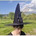 thumbnail image 5 of HAYIMI Halloween Witch Hat For Magical Parties And Celebrations Caps, 5 of 6