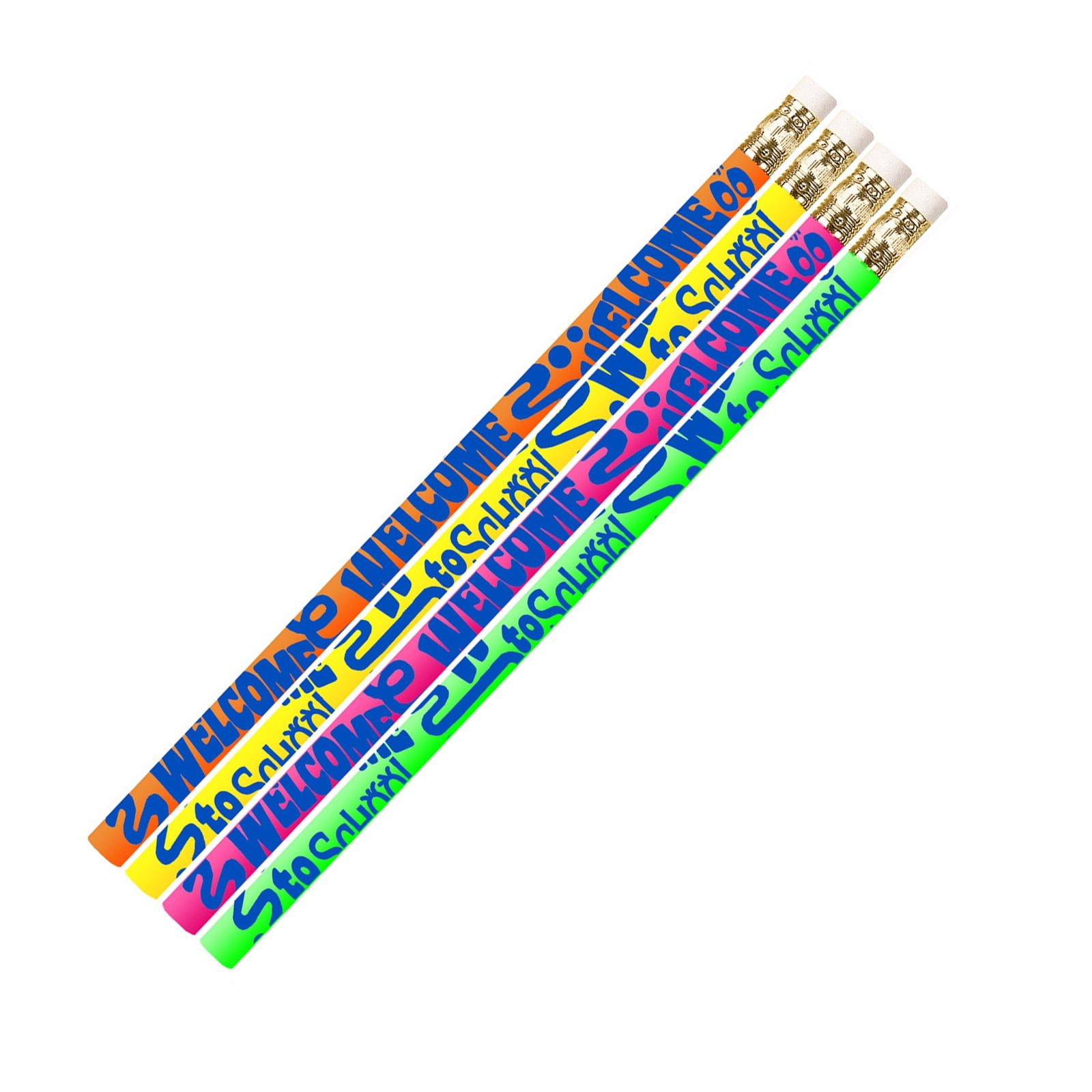 Musgrave Pencil Company Welcome To School Motivational Pencils, 12 Per Pack, 12 Packs