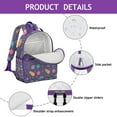 thumbnail image 4 of Starry Night Toddler Backpack Adjustable Padded Straps Chest Buckle Large Capacity Durable Bookbag, 4 of 6