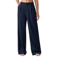 thumbnail image 2 of frariair ​2025 Women's Relaxed Fit Distressed Jeans High Rise Wide Leg Stretchy Denim Trousers​ Dark Blue, 2 of 8