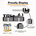 thumbnail image 4 of Medals Hanger Display Holder Rack Women's Triathlon Wall Mounted Frame Sports Medal Holder for Competition Ribbon Wall Hanging Display, 4 of 9