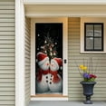 thumbnail image 5 of 2025 Christmas and Halloween Front Door Decoration,Dreamy Door Curtains Christmas Outdoor Cover Elastic Fabric,Christma and Halloween Front Door Cover, Holiday Decor for Home Outdoor Indoor Ornament, 5 of 6