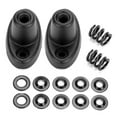 thumbnail image 5 of Yassdwbn Black Car Sun Visor Repair Bracket Kits For Jeep 1997-2002 TJ Wrangler # 924-531, 5 of 5