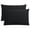 Black, variant on 2 Pack Pillow Cases 1800 Thread Count Microfiber Pillowcases Set, Soft and Wrinkle with Envelope Closure Premium Cooling Pillow Cases for Bed (20x26in/20x36in/20x30in/20x40in)Black