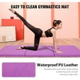 thumbnail image 4 of YRLLENSDAN Gymnastics Mat Wrestling Mat Gym Mat Thick Yoga Mat 2 Inch Tumbling Mat for Gymnastics Home Workout Floor Mats for Home Gym, Purple, 4 of 8