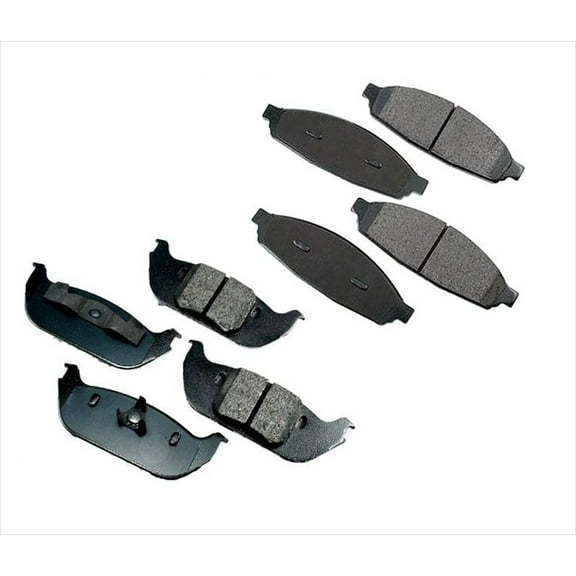 Fits Lincoln Aviator 2003-2005 Set of Front & Rear Metallic Brake Pads