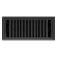thumbnail image 1 of Imperial 4" x 10" Black Iron Steel Floor Register, Montezuma, 1-pk, 1 of 6