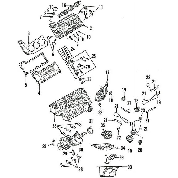 Genuine Mopar Valve Seals 53021974AA