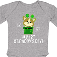 thumbnail image 4 of Inktastic First St Patricks Day Boys or Girls Long Sleeve Baby Bodysuit, 4 of 5