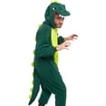 thumbnail image 2 of FUNZIEZ! - Dinosaur Adult Unisex Novelty Union Suit Costume for Halloween - X Large, 2 of 2