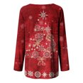 thumbnail image 5 of Levmjia Clearance Promotion Fall Winter Women Long Sleeves Fashion Casual Shirts Christmas Printing Round Neck Sweatshirt Crewneck Pullover Tunic Tops, 5 of 5