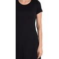 thumbnail image 5 of Miss Lavish London Casual Dress - Summer Dresses for Women, Girls - T Shirt Short Sleeve Loose Woman Dress for Work, Home Black-M, 5 of 7