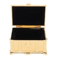 thumbnail image 2 of Small Jewelry Box, Zinc Alloy Trinket Box Sturdy Gold Color Retro Style  For Rings M 3.8x3.1x2.9in, 2 of 8