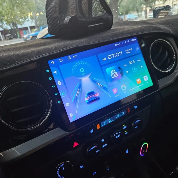 Android 13 Car Stereo for Toyota Tacoma 2016-2021, 9Inch Touchscreen, Built-in Wireless CarPlay & Android Auto, GPS, 2GB 32GB, AHD Camera