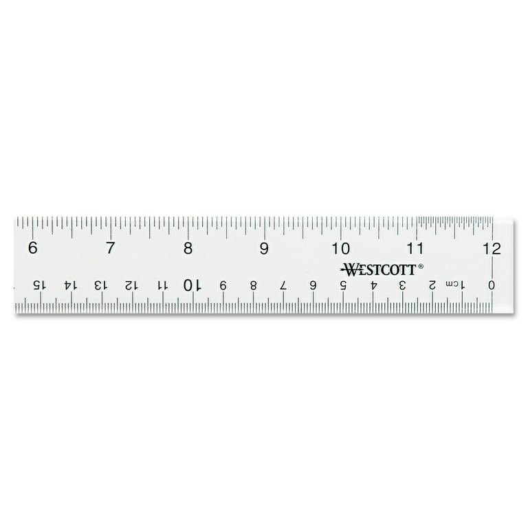 6 inch Acrylic Straight Ruler Inch Metric Scrapbooking Measuring T Square  Ruler