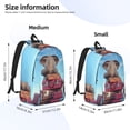 thumbnail image 2 of Fotbe Elephant Sits Mochila de Lona con Estampado, Mochila Duradera, Mochila Versátil de Alta Calidad, Mochila Compacta Vintage-Small, 2 of 5