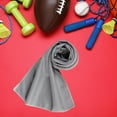 thumbnail image 6 of Sweat Towel Cool Towel, Towel Fast Drying Soft Instant Cooling Relief Cooling Towel Ice Towel for Golf Sports Gym s Exercise light gray, 6 of 8