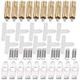 thumbnail image 3 of YIXIGGC 10pcs/ Set Stainless Steel Automatic Nipple Waterer for Rabbit Rat Ferrets(Round) XC921-7890, 3 of 9