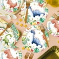 thumbnail image 6 of 96 PCS Dinosaur Birthday Party Supplies - Cute Dinosaur Themed Birthday Decorations Includes Paper Plates Napkins Forks Sets for Boys Girls Kids Birthday Party Serves 24 Guests, 6 of 7