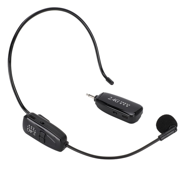 Transmisor y receptor de micrófono inalámbricos Bling Bling 2,4 G emparejamiento automático portátil