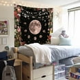 thumbnail image 3 of DaShan Moonlit Garden Tapestry Wall Hanging,Bohemian Floral Wall Decor for Bedroom Living Room Dorm,60"Wx50"L, 3 of 6