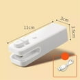 thumbnail image 2 of 2024 Mini Bag Sealer 2-in-1 for Heat Seal & Cutter for Fresh Food Storage, 2 of 9