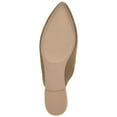 thumbnail image 4 of Journee Womens Aniee Slip On Almond Toe Mule Flats, Widths Available, 4 of 8