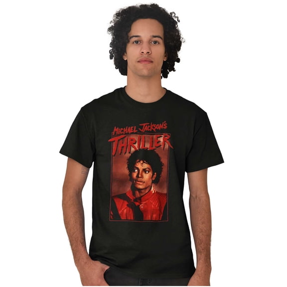 Michael Jackson Thriller Music Video Crew Neck Short Sleeve Graphic Tee Brisco Brands S
