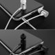 thumbnail image 4 of Sidaley Teléfono de aleación de zinc Auriculares internos de 3,5 mm Estéreo Bajo Llamada manos libres Auriculares con cable Auriculares con micrófono Cables de audio/vídeo negro 2 piezas, 4 of 6