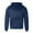 Navy, variant on Casual Basic Sweaters Men Solid Color Lamb Wool Double Velvet Hooded Warm And Velvet Sweater Casual Loose Comfortable Trendy Sweater(Gray)