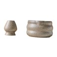 thumbnail image 2 of 2 piezas de cuenco japonés para matcha y soporte para batidor, cuenco para mezclar matcha, cerámica moderna Color de cerámica, 2 of 9