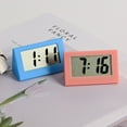 thumbnail image 4 of Linyer Mini Clock LED Screen Bedside 24H Digital Electronic Clocks Plastic Battery Operated Household Pocket Office Calendar White, 4 of 4
