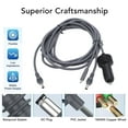 thumbnail image 4 of 3 in 1 Satellite DC Power Cable, 18AWG Cigar Lighter Satellite Dish DC Car Charger Power Adapter for Car RV Truck with 12V-24V Output, 4 of 7