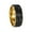 Black, variant on PAURO Cubic Zirconia Rings for Men Women Couples Gold Plated Stainless Steel Black Blue Green Red Wide 8MM Dainty Personalized Statement Jewelry Red Size 8