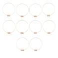 thumbnail image 4 of 10 Pieces Metal Floral Hoop Centerpiece Craft Hoop Rings for Banquet Wedding 30cm, 4 of 8