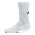 thumbnail image 3 of Men's Under Armour Training Cotton 6-Pack Crew Socks Color: Black Size: 9-13, 3 of 4