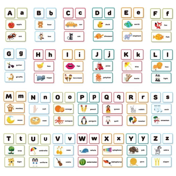 Phonics Flash Cards for Toddlers