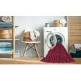 thumbnail image 2 of Ahgly Company Machine Washable Indoor Rectangle Transitional Raspberry Red Area Rugs, 2' x 5', 2 of 7