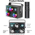 thumbnail image 2 of DJ Disco Stage Party Lights, LED Sound Activated Laser Light RGB Flash Strobe Projector with Remote Control for Christmas Halloween Decorations Karaoke Pub KTV Bar Dance Gift Birthday Wedding, 2 of 7